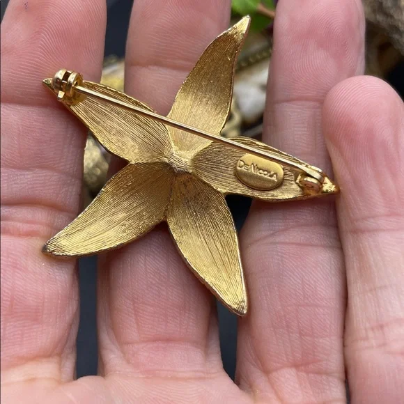 DeNicola starfish brooch vintage - Picture 7 of 7